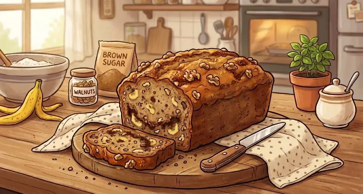 Brown Sugar Banana Nut Bread