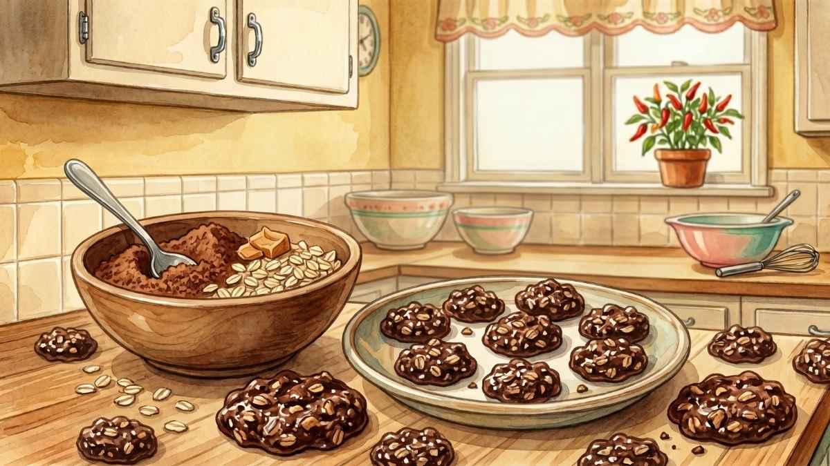 Easiest No Bake Cookies