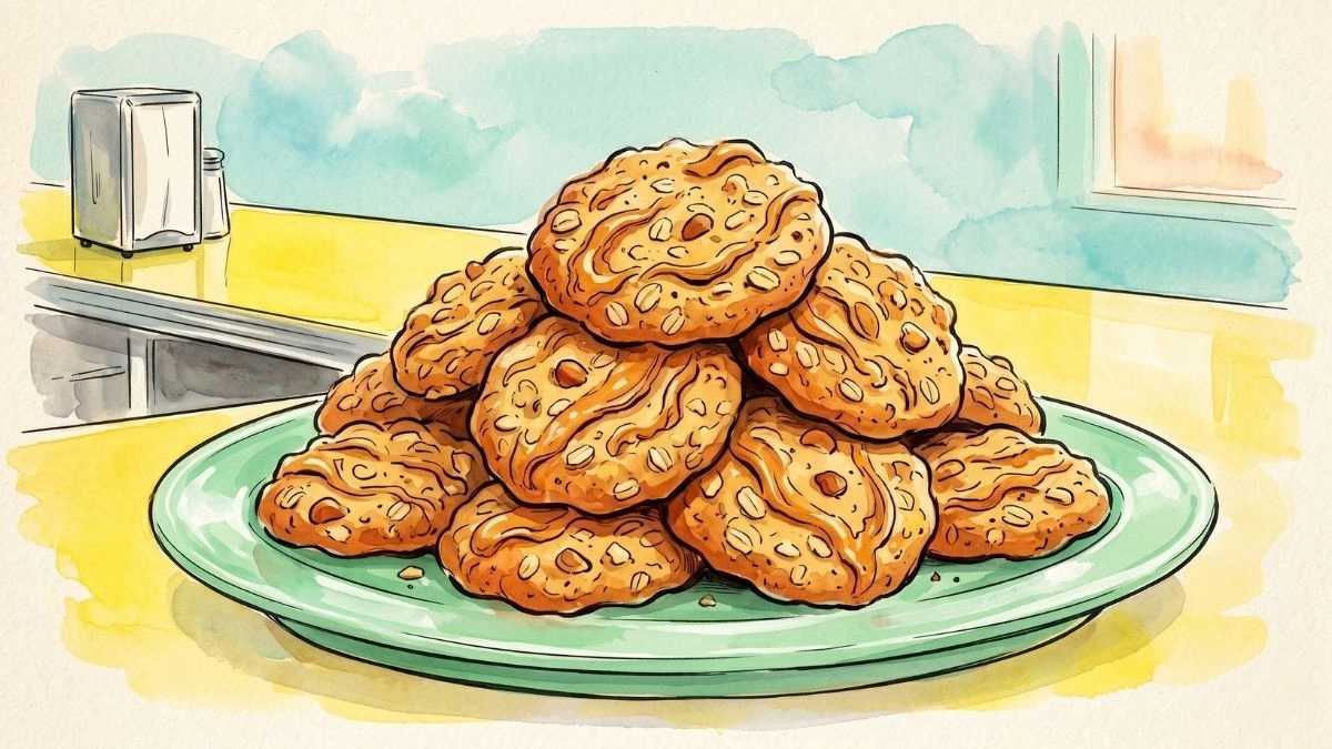 Peanut Butter  Oatmeal Energy Cookies